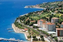 La costa di Portorose