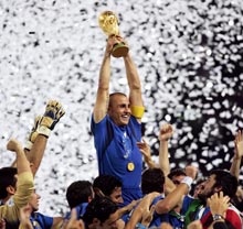 La vittoria il 9 luglio 2006