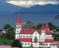 Una chiesa tedesca a Puerto Varas