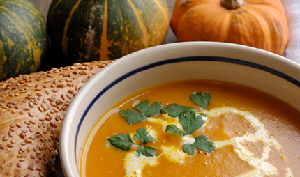 Il Thanksgiving è servito 2 Thanksgiving Vellutata di zucca e pera