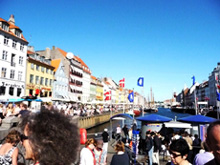 Il vivace quartiere Nyhavn