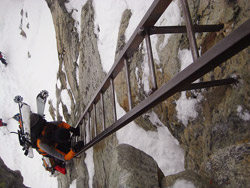 Uno dei nostri lettori che ci ha raccontato la sua avventura alpinistica (Foto: Ronny Bertolini)