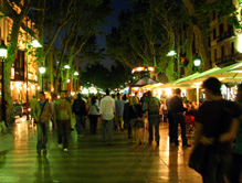 Ramblas di notte