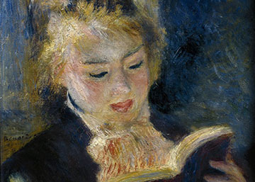 Pierre-Auguste Renoir
La lettrice, particolare, 1874-1876
Paris, Musée d?Orsay (RF 3757)
© Bridgeman/ Archivi Alinari
