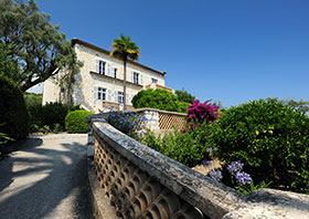 Veduta della casa-museo dai giardini