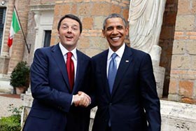 Incontro tra Renzi ed Obama alla Casa Bianca