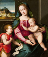 'Madonna con bambino e San Giovannino', il dipinto ritrovato di Ridolfo del Ghirlandaio