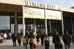 L'ingresso della fiera di Rimini