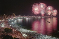 Capodanno pirotecnico a Rio