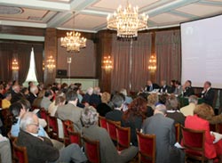 Durante i lavori del convegno