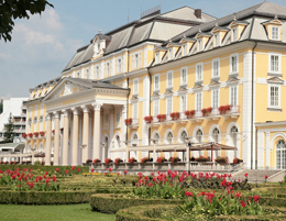 L'elegante edificio del Grand Hotel Rogaska