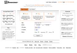 Roomorama.com, la home page