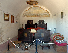 La stanza dove soggiornava il principe di Belmonte