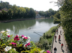 In bici lungo il Po