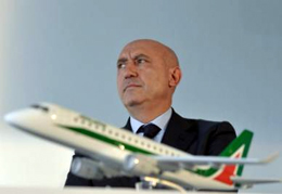 L'amministratore delegato di Alitalia Rocco Sabelli (Foto Imagoeconomica)
