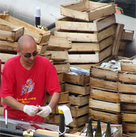 Con il treno storico alla sagra del pesce di Camogli