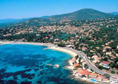 Veduta dall'alto del Golfo di Sainte-Maxime