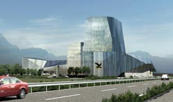 Rendering della nuova sede dell'azienda