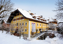 Il Romantik Hotel Gmachl innevato 