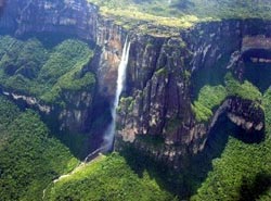 Cascata Salto del Angel in Venezuela