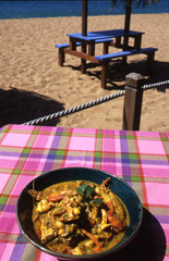 Caraibi Pranzo saporito sulla spiaggia (Foto di Giovanna Dal Magro)