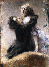 Tranquillo Cremona, L'edera, 1878
