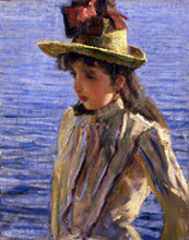 Pietro Troubetzkoy, Ragazza sul lago, 1889