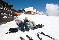 Sciare gratis a Breuil-Cervinia