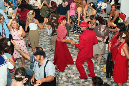 Le feste degi anni '50, in casa e nei locali tutto era Rock and Roll. (Foto: Nevio Arcangeli)