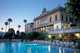 La piscina dell'hotel