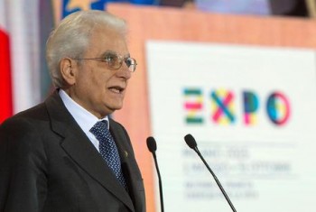 Sergio Mattarella ad Expo