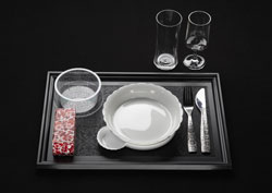 Un tocco di design in Business Class Klm 4 Il set da menu disegnato da Marcel Wanders