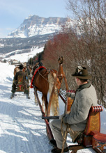 Slittata in Alta Badia