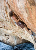 Chris Sharma in parete