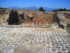 Sibari, in Calabria, il parco archeologico dell'antica città della Magna Grecia, sepolta dal fango nell'alluvione 