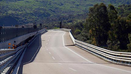 Crollo del pilone sulla A19 in Sicilia