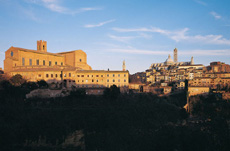 Vista panoramica della città toscana