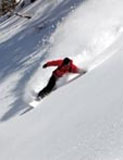 Snowboarder in Valle d'Aosta