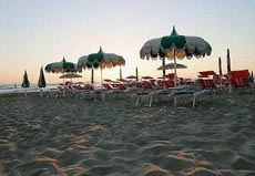 Alba sulla spiaggia