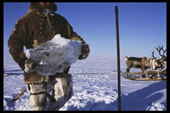 Corvé dell'acqua tra i Dolgan. Siberia, 2007 (Copyright: © Tiziana e Gianni Baldizzone)