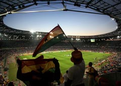 Italia-Ghana, stadio di Hannover (Foto:afp)