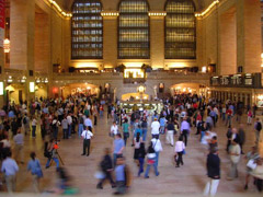 Uniti e disuniti alla Stazione Centrale di New York