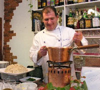 Lo chef Stefano Aldreghetti 