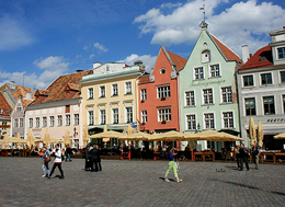 Tallinn Raekoja Plads, la piazza del municipio 