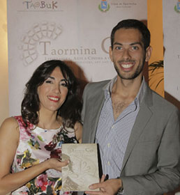 Taormina Antonella Ferrara e Alfio Bonaccorso durante la presentazione