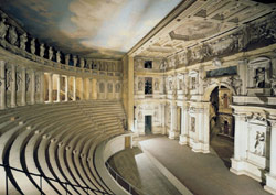 Teatro olimpico, Andrea Palladio, 1580 (Vicenza)