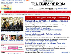 La home page del giornale 