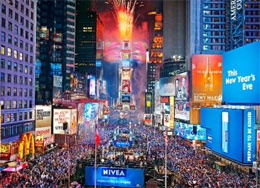 Un pensiero per il 2012 da Times Square