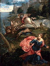 Tintoretto, San Giorgio e il drago, 1555