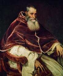 Tiziano, Ritratto di Paolo III